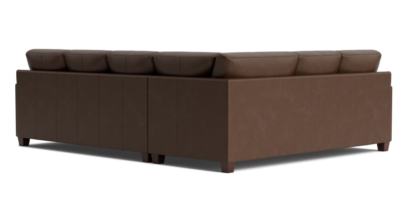 Carolina Leather Track Arm L-Shaped Sectional 3885LLSECTLKIT57