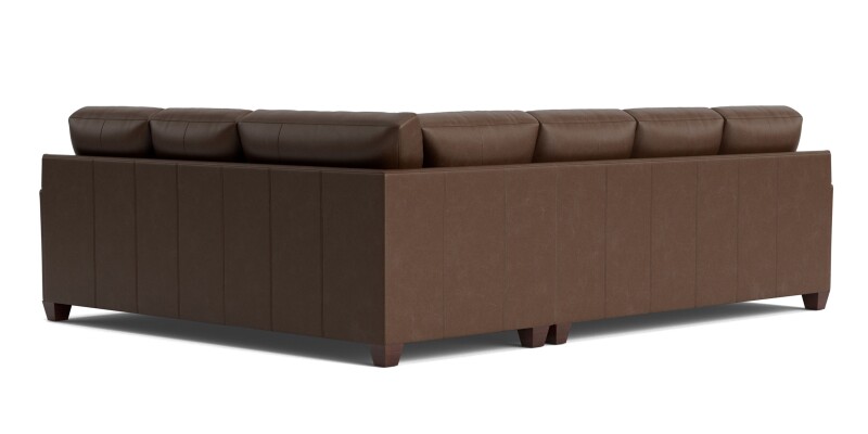 Carolina Leather Track Arm L-Shaped Sectional 3885LLSECTLRKIT53
