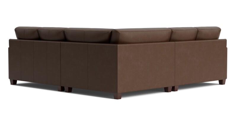 Carolina Leather Track Arm L-Shaped Sectional 3885LSECTL2KIT58