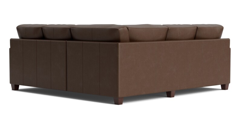 Carolina Leather Track Arm L-Shaped Sectional 3885LSECTLKIT53