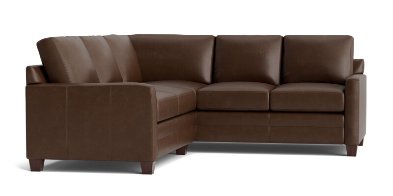 Carolina Leather Track Arm L-Shaped Sectional 3885LSECTLKIT57