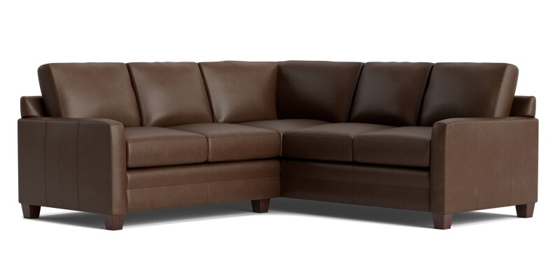 Carolina Leather Track Arm L-Shaped Sectional 3885LSECTLKIT58