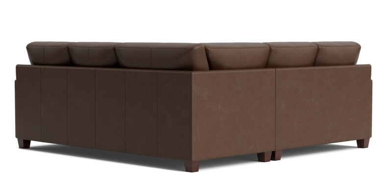 Carolina Leather Track Arm L-Shaped Sectional 3885LSECTLRKIT57