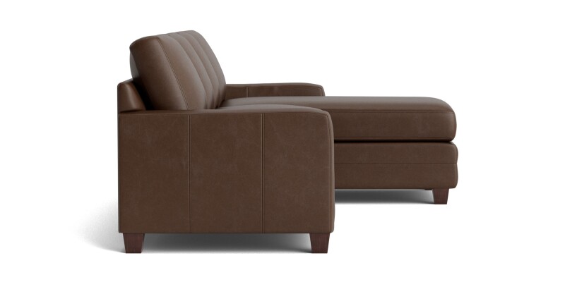 Carolina Leather Track Arm Chaise Sectional 3885RCSECTLLKIT58