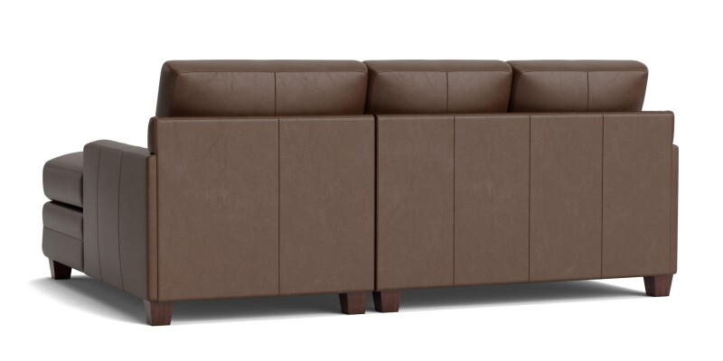 Carolina Leather Track Arm Chaise Sectional 3885RCSECTLSKIT53