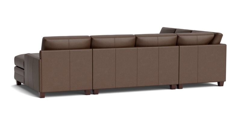 Carolina Leather Track Arm U-Shaped Sectional 3885USECTLKIT52