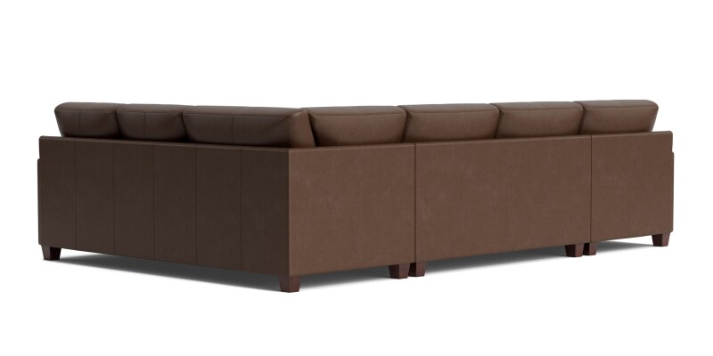 Carolina Leather Track Arm U-Shaped Sectional 3885USECTLRKIT52