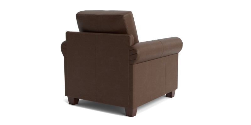 Carolina Leather Panel Arm Chair 388712L60