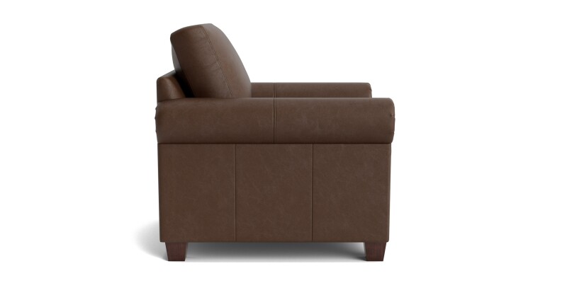 Carolina Leather Panel Arm Chair 388712L61