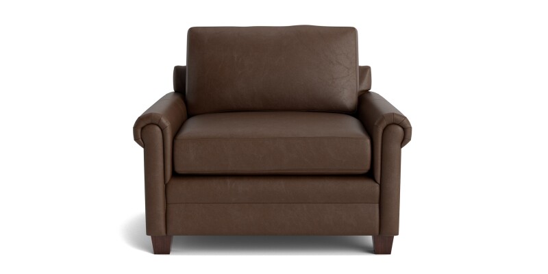 Carolina Leather Panel Arm Chair 388718L61