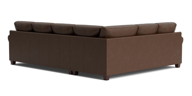 Carolina Leather Panel Arm L-Shaped Sectional 3887LLSECTLKIT60