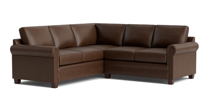 Carolina Leather Panel Arm L-Shaped Sectional 3887LSECTLKIT59