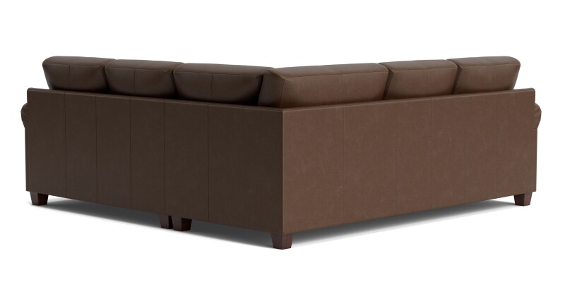 Carolina Leather Panel Arm L-Shaped Sectional 3887LSECTLKIT61