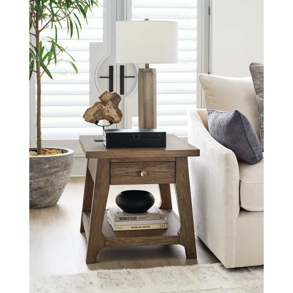 Weisman Rectangular Drawer End Table 388915
