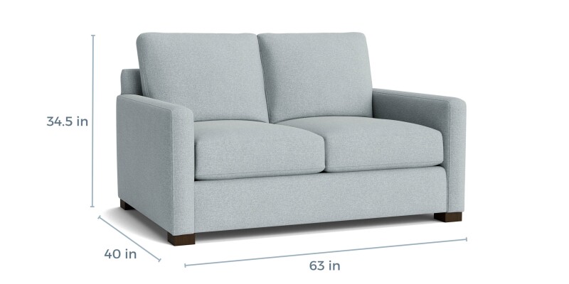 Colby Thin Track Arm Loveseat 38924223