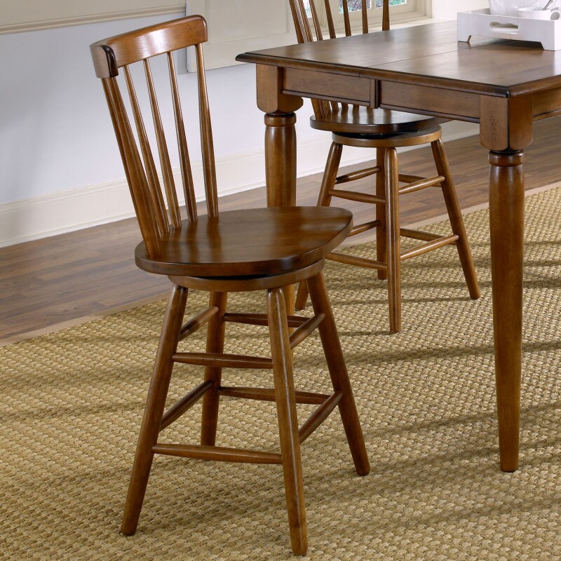 Creations 24 Inch Swivel Counter Chair - Tobacco 38B1724