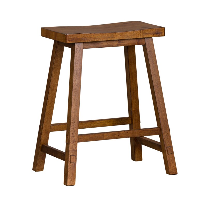 Creations 24 Inch Sawhorse Counter Stool - Tobacco (RTA) 38B1824
