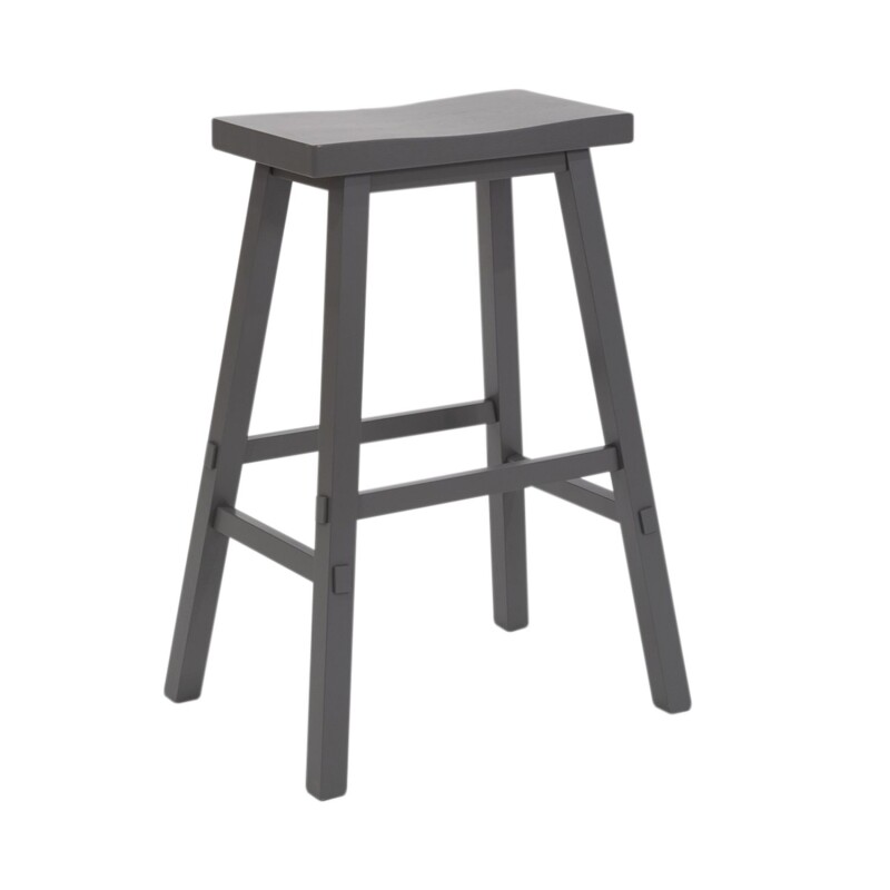 Creations 24 Inch Sawhorse Counter Stool- Gray 38B1824G
