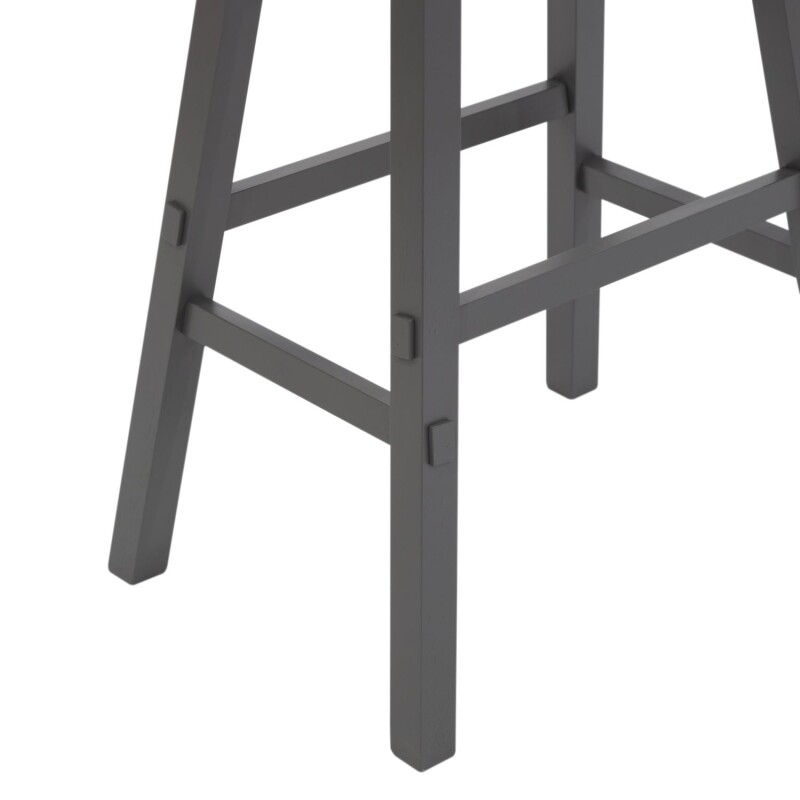 Creations 24 Inch Sawhorse Counter Stool- Gray 38B1824G