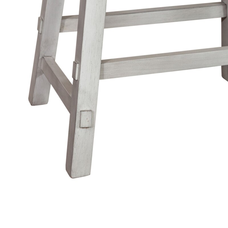 Creations 24 Inch Sawhorse Counter Stool - White 38B1824W