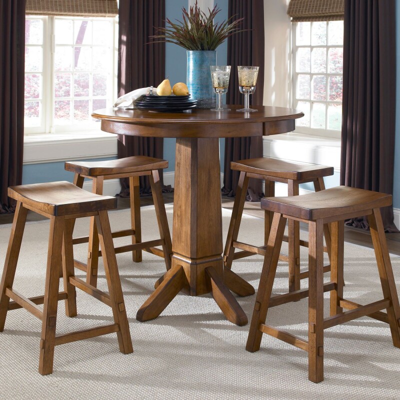 Creations 30 Inch Sawhorse Stool - Tobacco (RTA) 38B1830