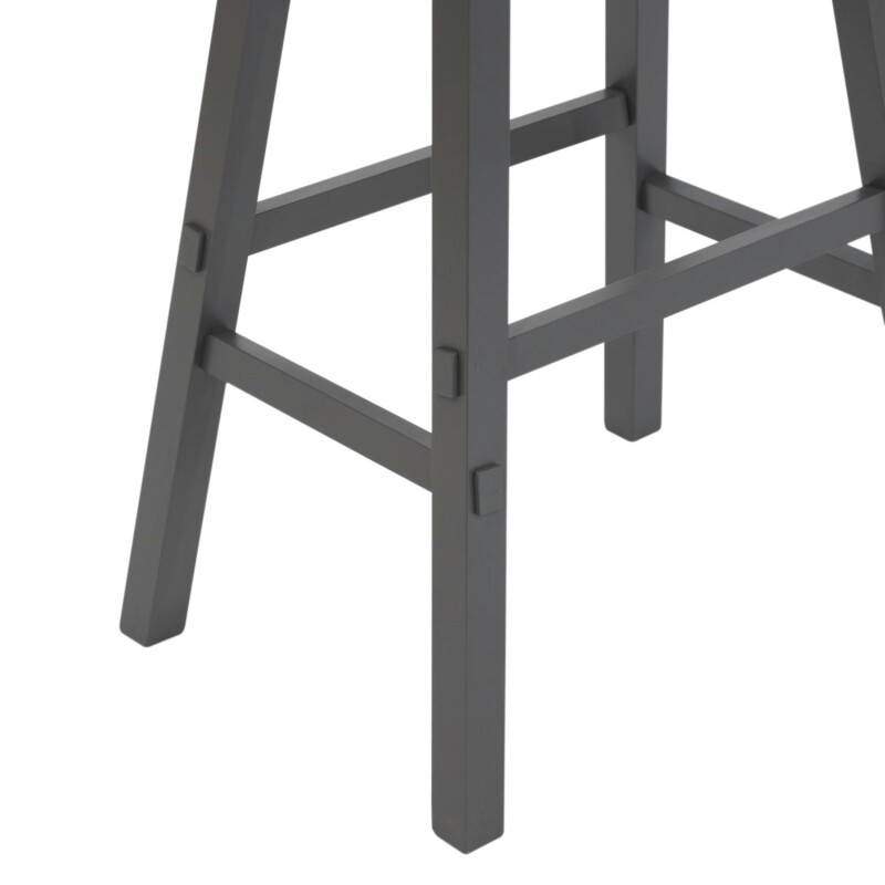 Creations 30 Inch Sawhorse Stool- Gray 38B1830G