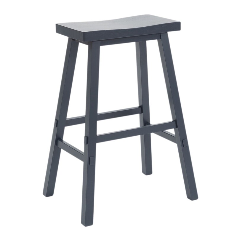 Creations 30 Inch Sawhorse Stool- Navy 38B1830N