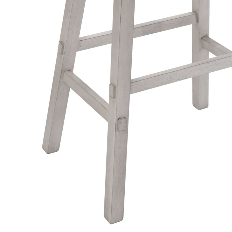 Creations 30 Inch Sawhorse Stool- White 38B1830W