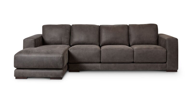 Cabo Leather Chaise Sectional 3910LCSECTE