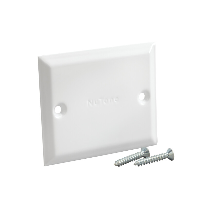 Broan NuTone Blank Cover Plate, White Other 394 Picture 1