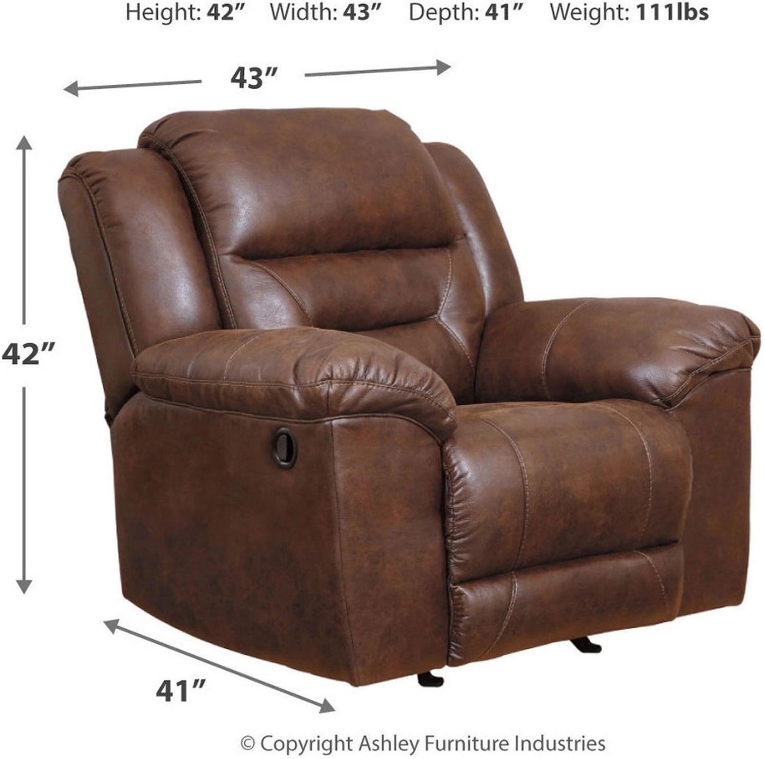 Stoneland Recliner In Chocolate 3990425