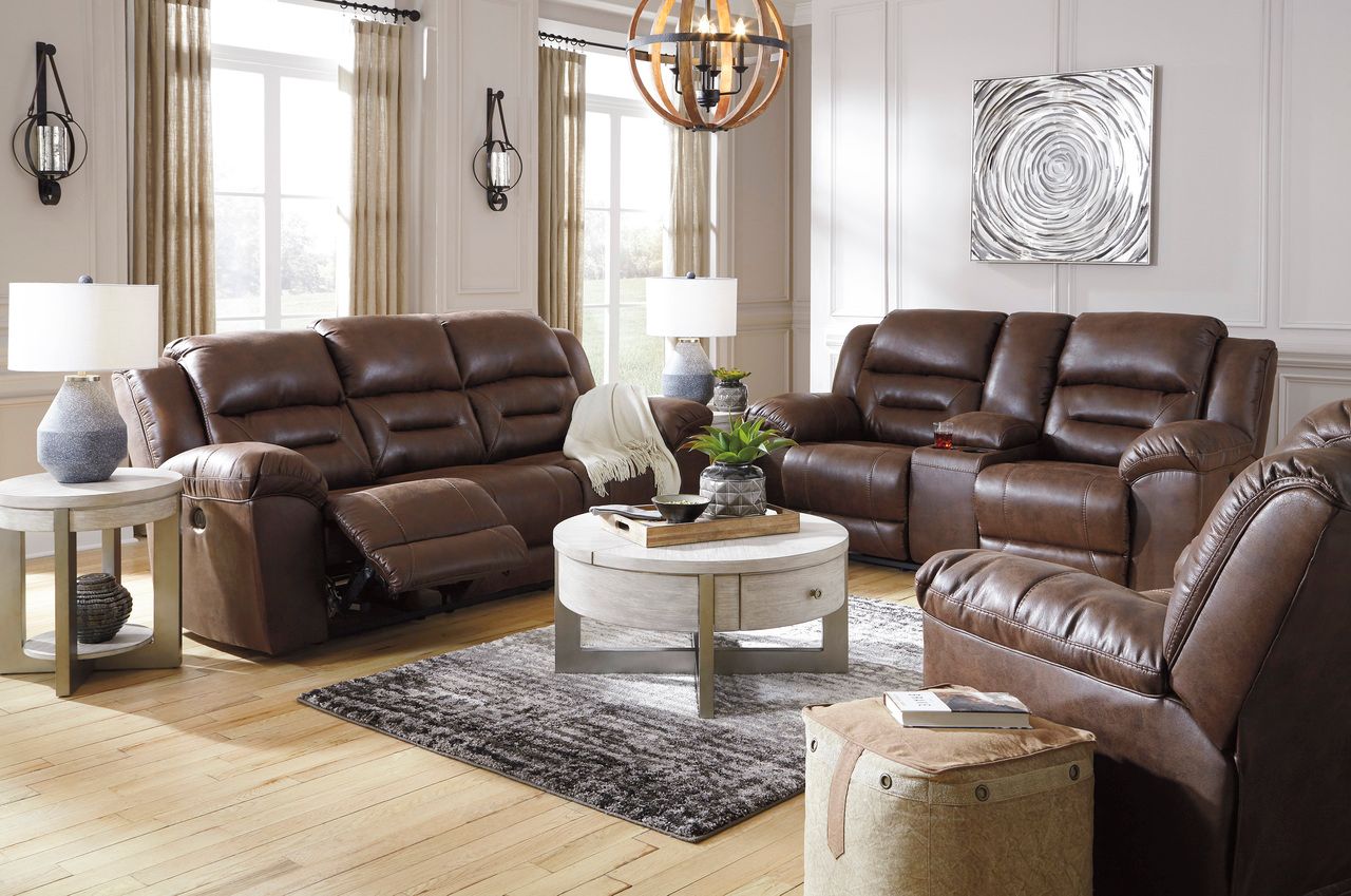 Stoneland Power Reclining Sofa In Chocolate 3990487