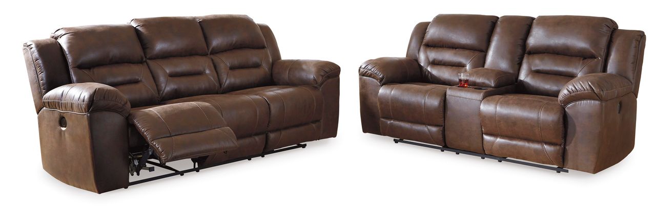 Stoneland Power Reclining Sofa In Chocolate 3990487
