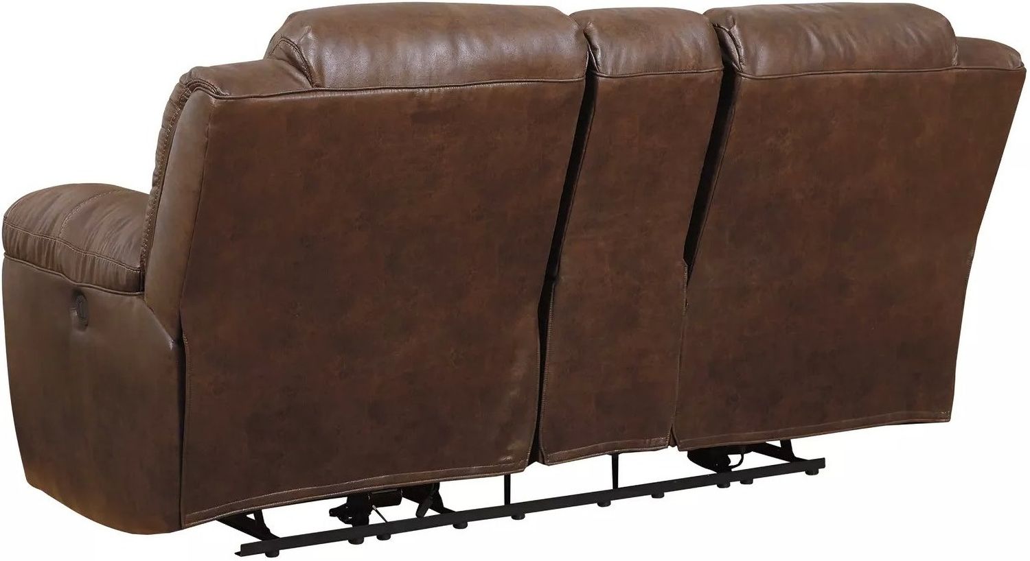 Stoneland Power Reclining Console Loveseat In Chocolate 3990496