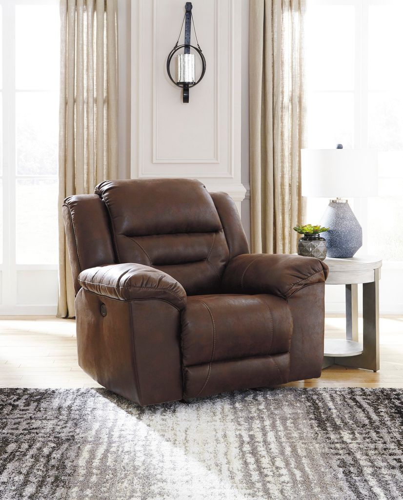 Stoneland Power Recliner In Chocolate 3990498