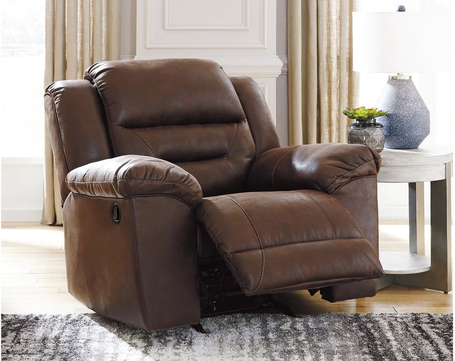 Stoneland Reclining Living Room Set In Chocolate 39904U1