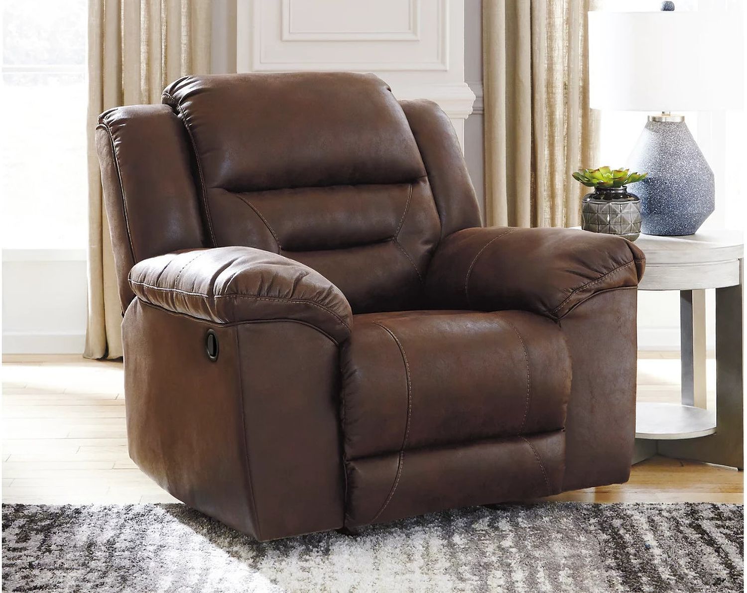 Stoneland Reclining Living Room Set In Chocolate 39904U1