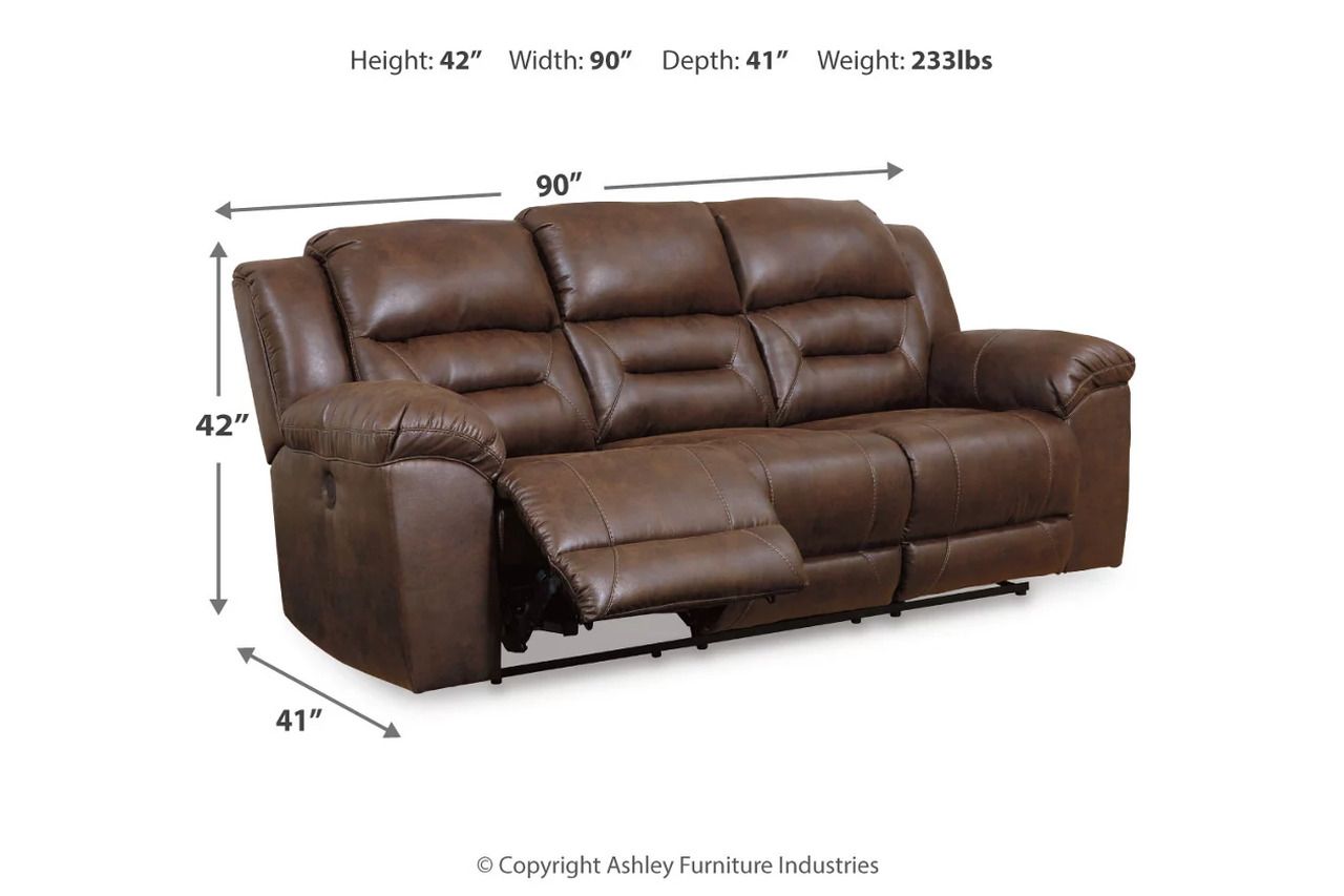 Stoneland Power Reclining Living Room Set In Chocolate 39904U2