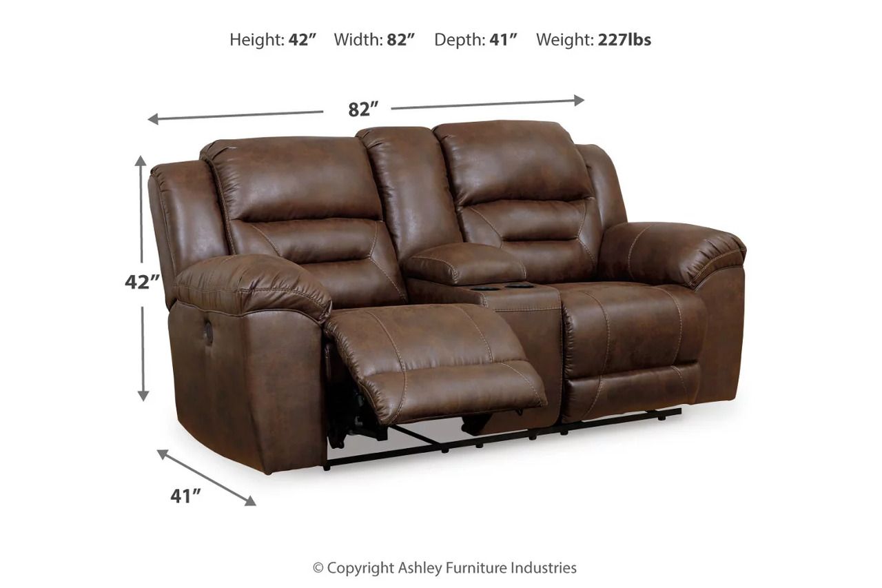 Stoneland Power Reclining Living Room Set In Chocolate 39904U2
