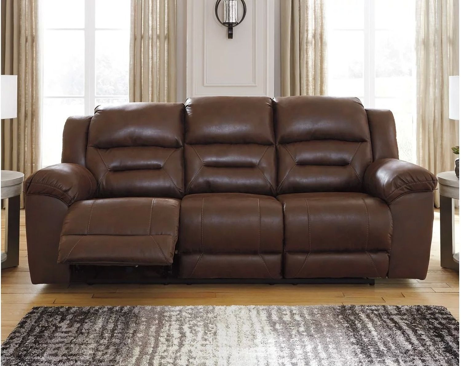 Stoneland Power Reclining Living Room Set In Chocolate 39904U2