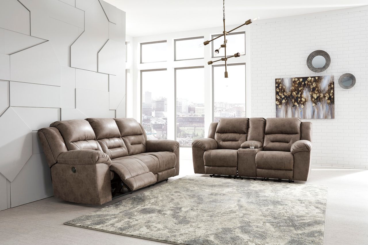 Stoneland Power Reclining Sofa In Fossil 3990587