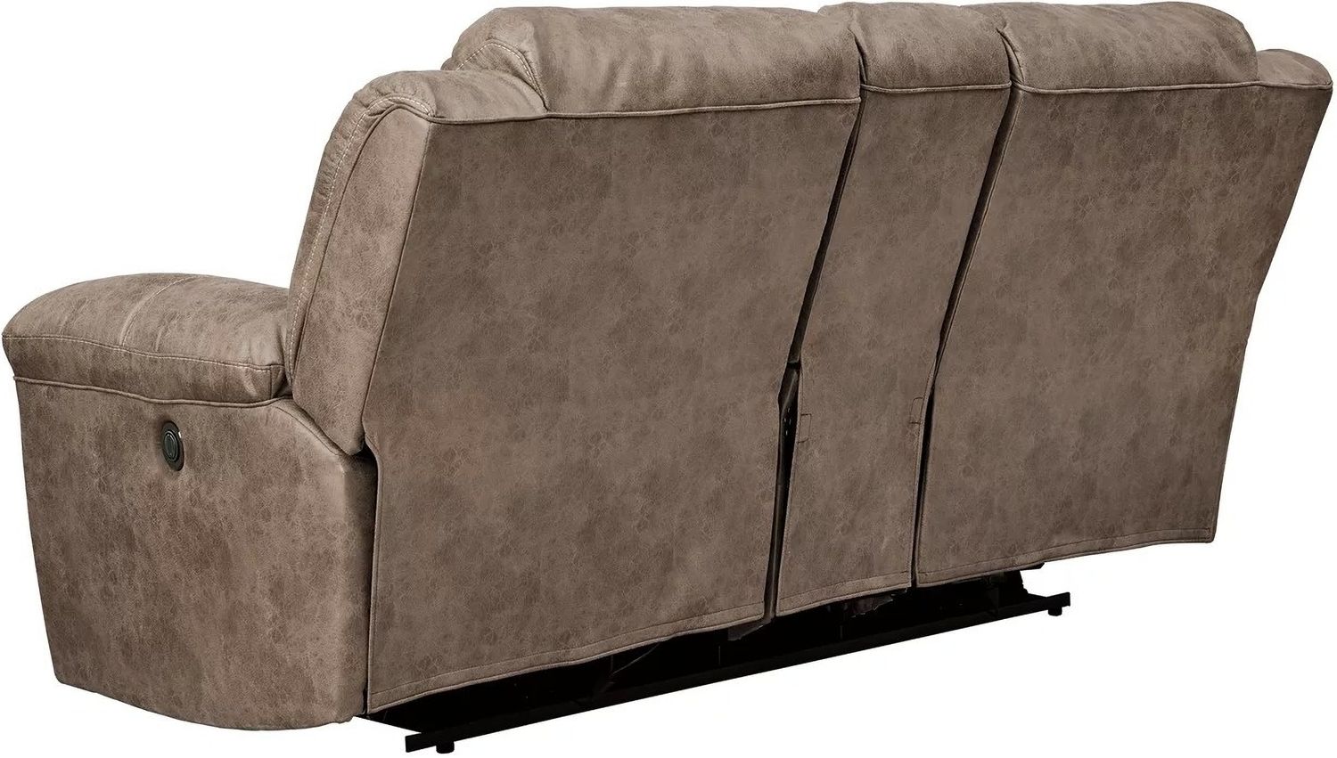 Stoneland Power Reclining Console Loveseat In Fossil 3990596