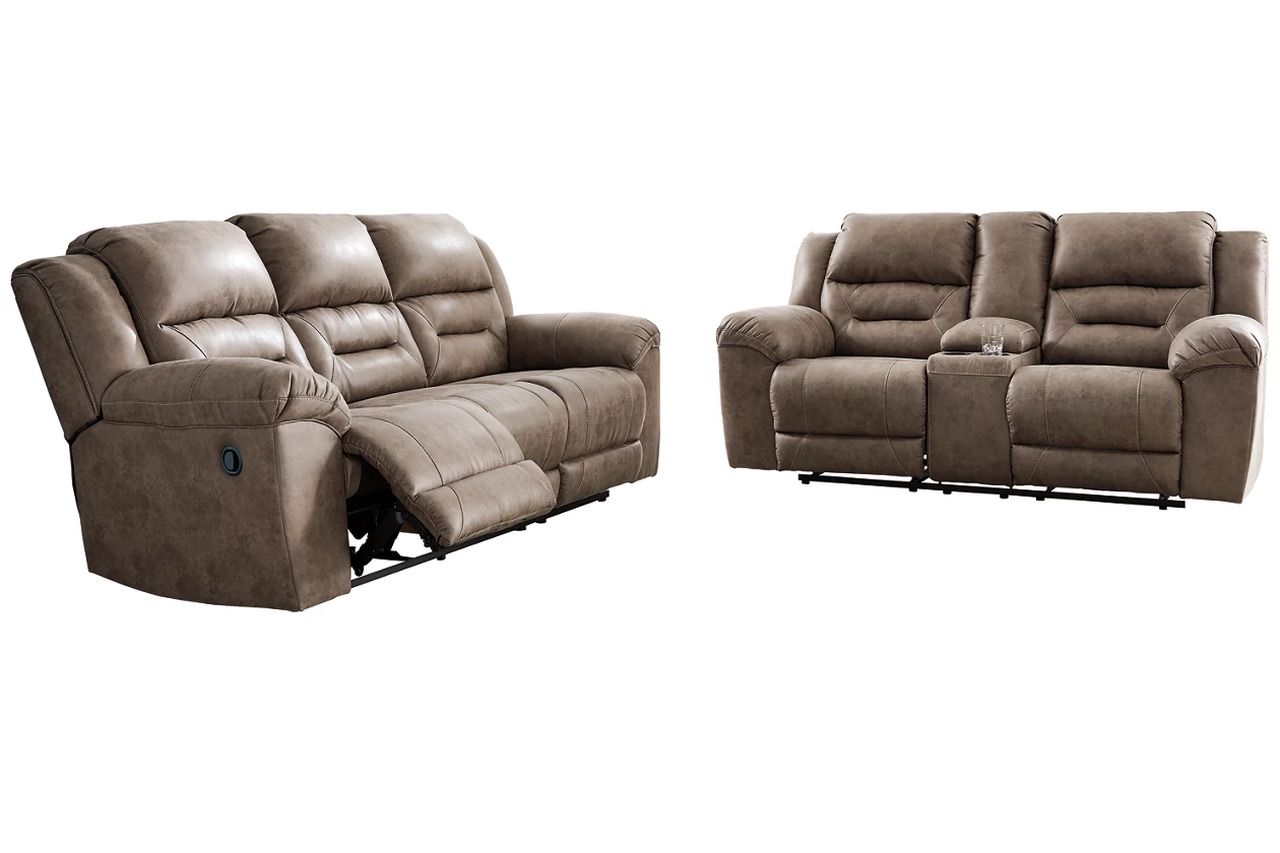 Stoneland Reclining Living Room Set In Fossil 39905U1