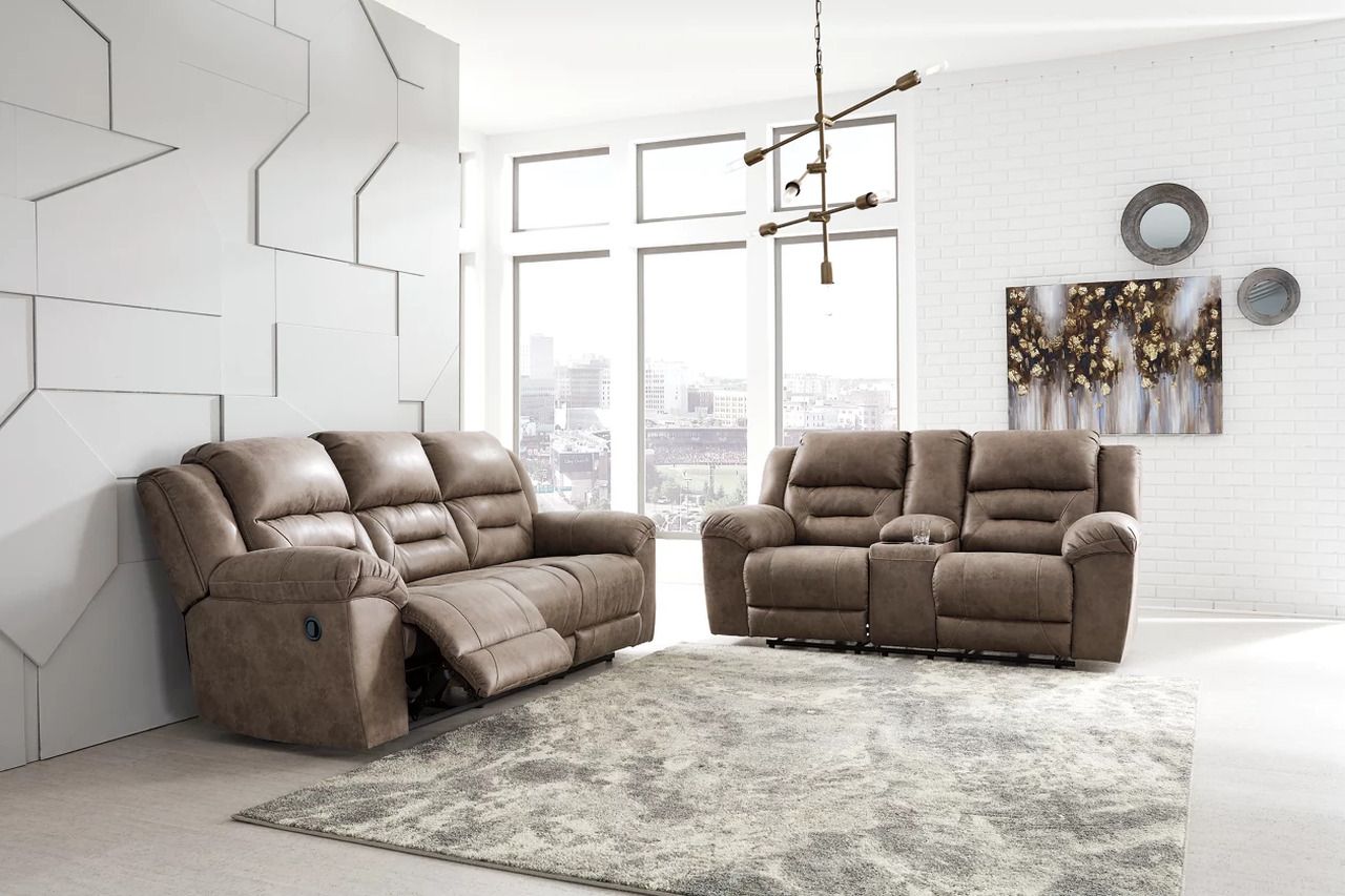 Stoneland Power Reclining Living Room Set In Fossil 39905U3