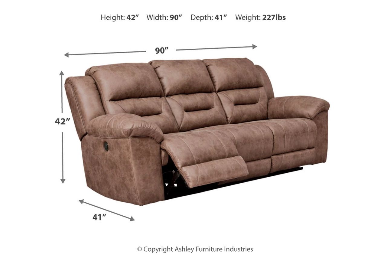 Stoneland Power Reclining Living Room Set In Fossil 39905U3
