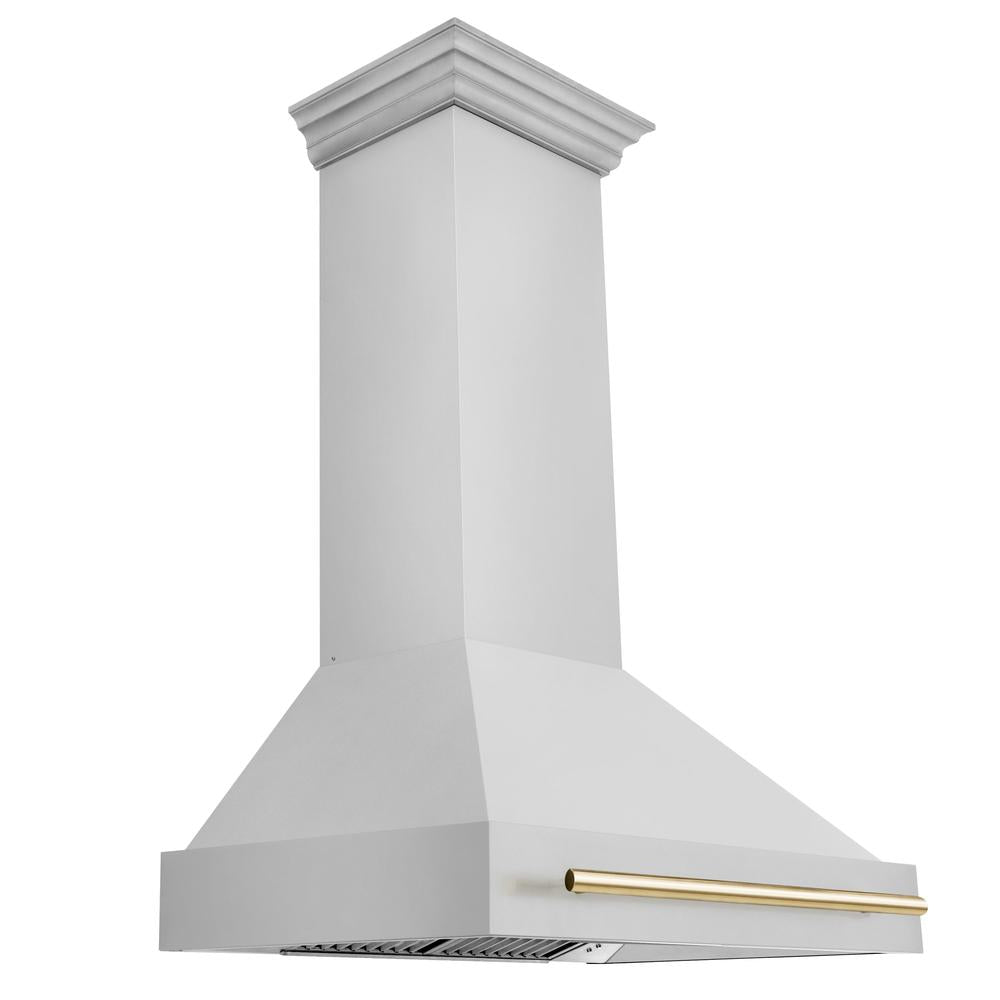 Autograph Edition 36 in. Kitchen Package with Stainless Steel Dual Fuel Range, Range Hood and Dishwasher with Polished Gold Accents 3AKPRARHDWM36G