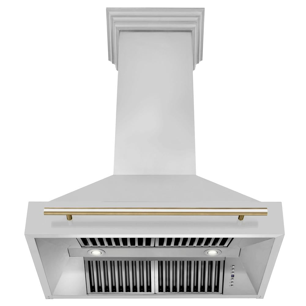 Autograph Edition 36 in. Kitchen Package with Stainless Steel Dual Fuel Range, Range Hood and Dishwasher with Polished Gold Accents 3AKPRARHDWM36G