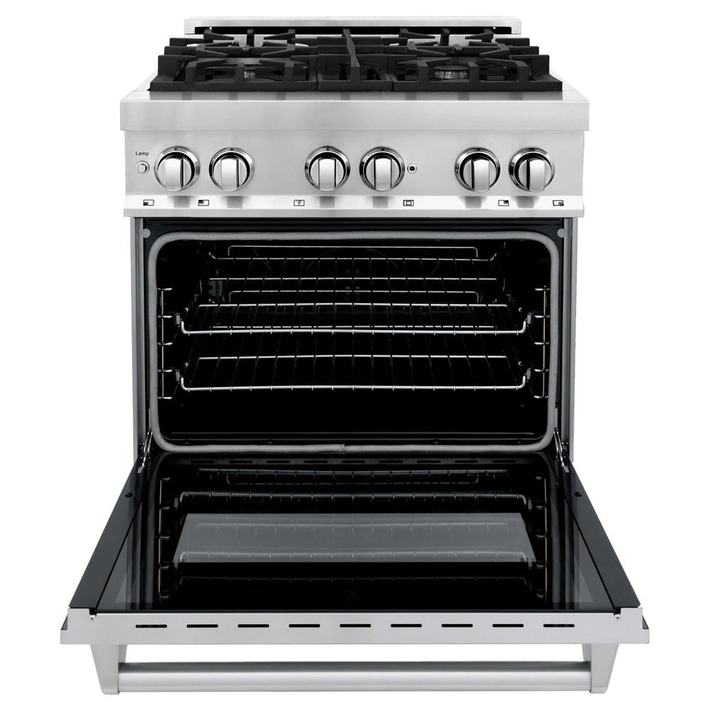 30 in. Kitchen Package with Stainless Steel Dual Fuel Range, Convertible Vent Range Hood and Tall Tub Dishwasher 3KPRARH30DWV
