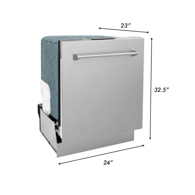 48 in. Kitchen Package with Stainless Steel Dual Fuel Range, Convertible Vent Range Hood and Dishwasher 3KPRARH48DW, product image 35 of 35