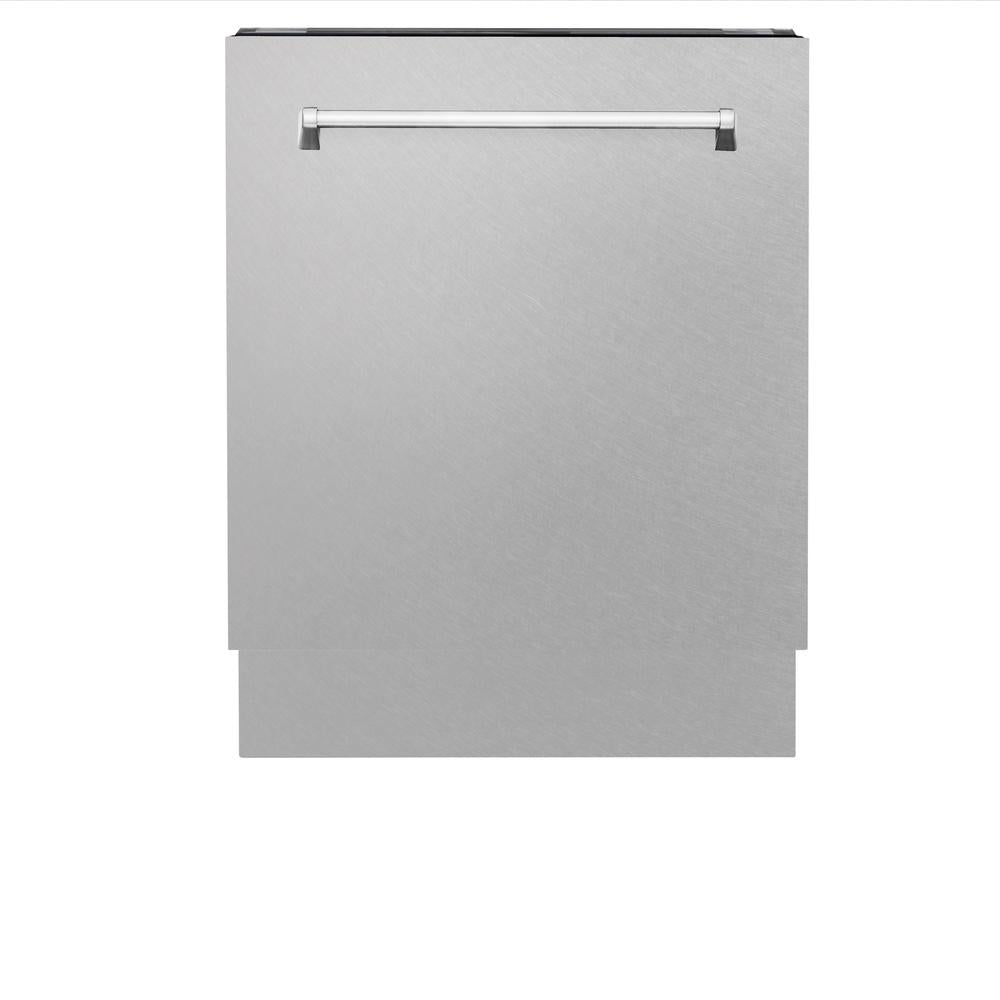 48 in. Kitchen Package with Satin Stainless Dual Fuel Range, Ducted Vent Range Hood and Tall Tub Dishwasher 3KPRASRH48DWV